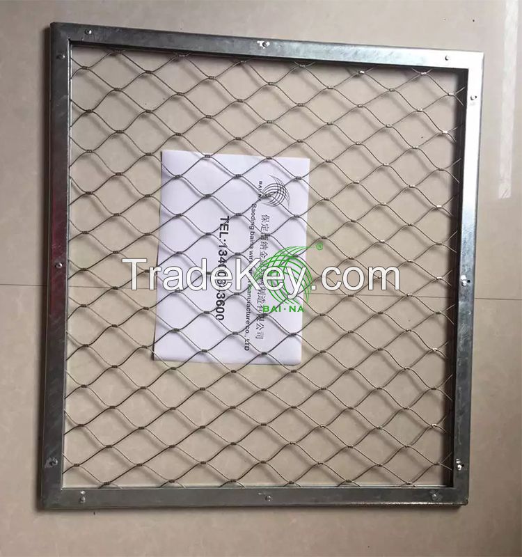  Stainless Steel Cable Wire Netting For Zoo Aviary Bird Rope Mesh