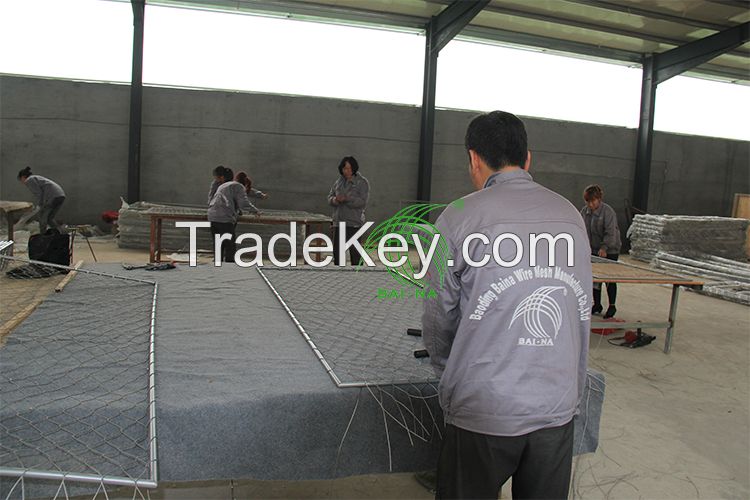 Stainless steel 304 woven rope mesh for Zoo