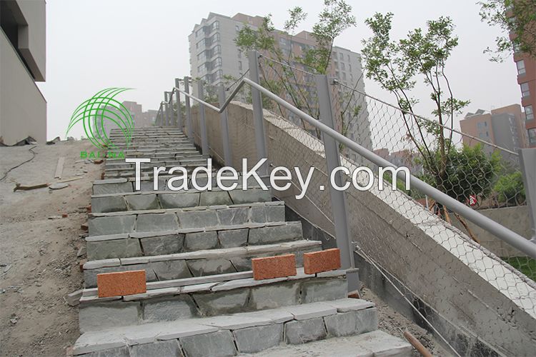  cheap protective rope mesh decorative staircase fence