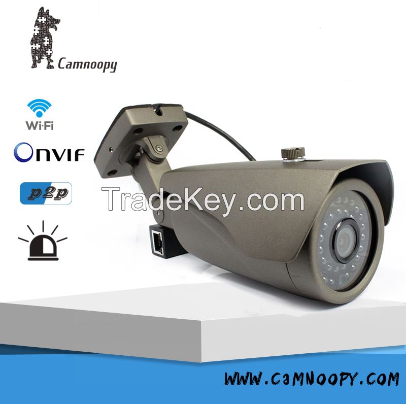 2017 Hot Selling outdoor waterproof Bullet IP Camera Wifi connected