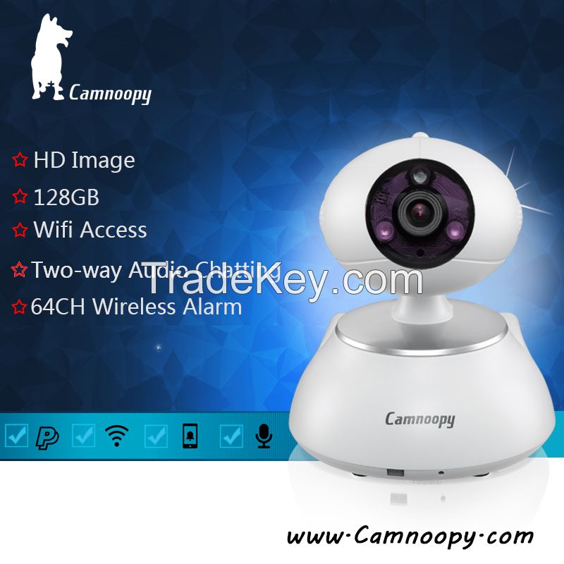 IPC-Indoor Pan &amp; Tilt IP Camera 720P/1080P FULL HD Wifi camera IR:20 Meters