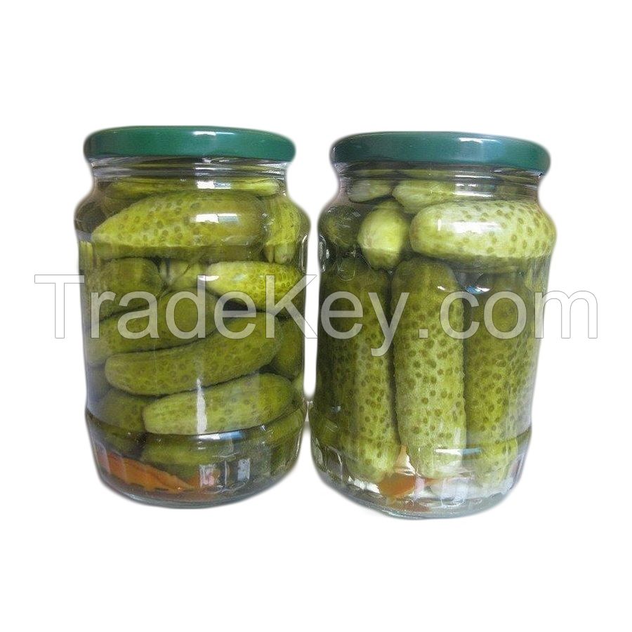 Vietnamese Canned Pickled Cucumber In Glass Jar