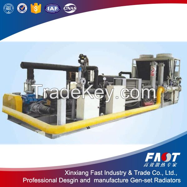 Professional produce cooling system for marsh gas engine and generator set