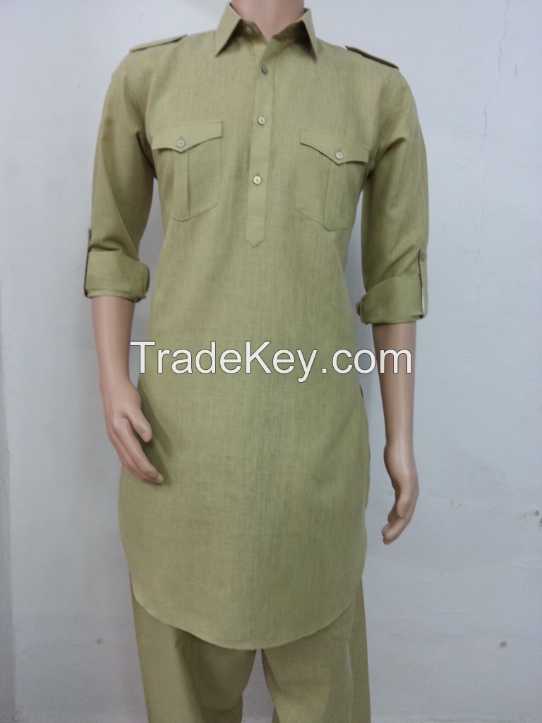 MENS PATHANI KURTA AND SHALWAR SET