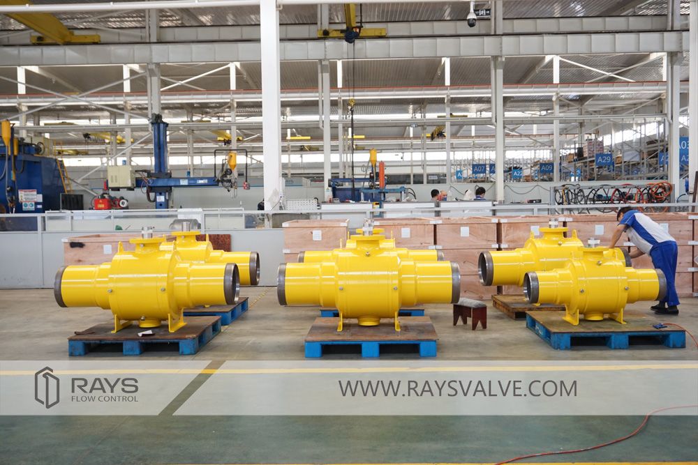 RAYS Fully Welded Trunnion Mounted Ball Valves