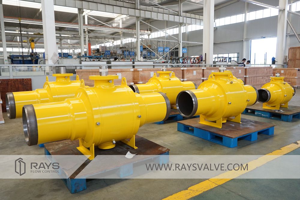 RAYS Fully Welded Trunnion Mounted Ball Valves