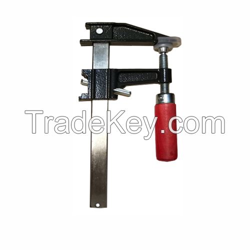 OEM casting iron frame with I-beam design and galvanized threaded screw gauge Bar Woodworking Clamps