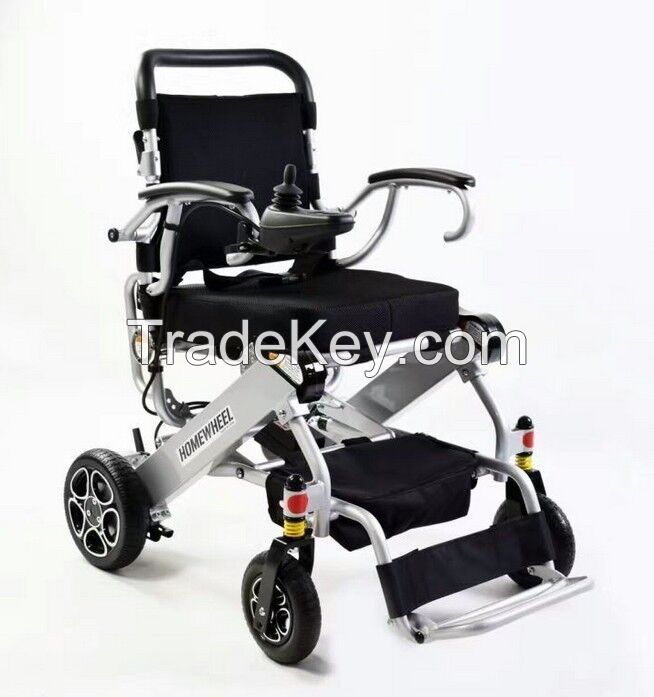 lightweight folding electric wheelchair for elderly and disabled