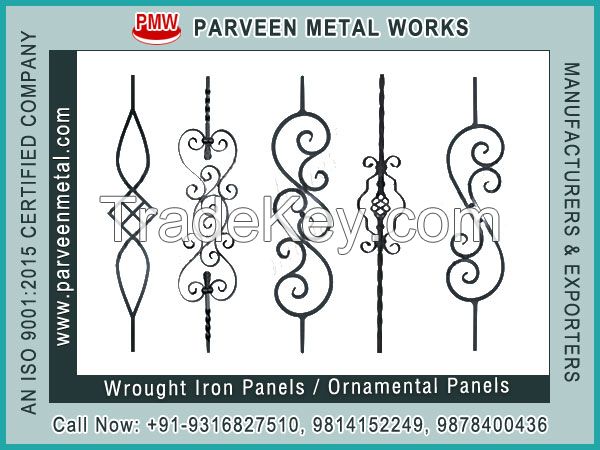 Wrought Iron Leaves