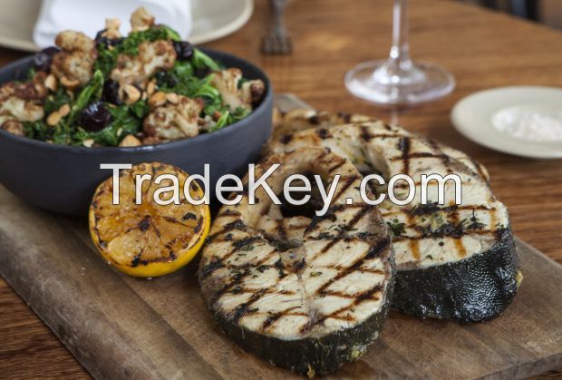 Frozen Australian yellow tail kingfish whole