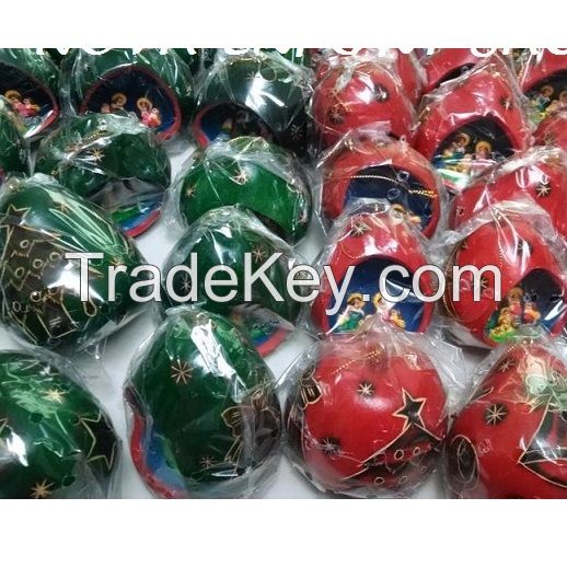 Christmas tree pendants handmade gourd