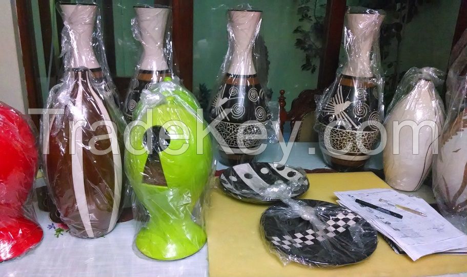 Decorative Vases handmade in Chulucanas Clay - Peruvian Handicrafs