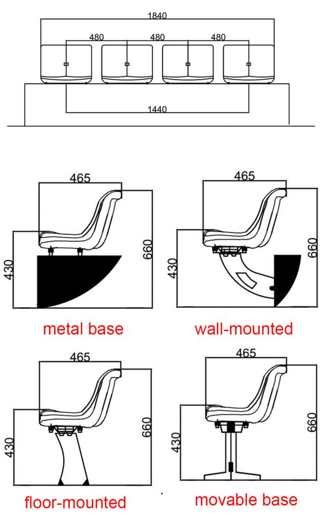 Double layered orthopedic stadium seat