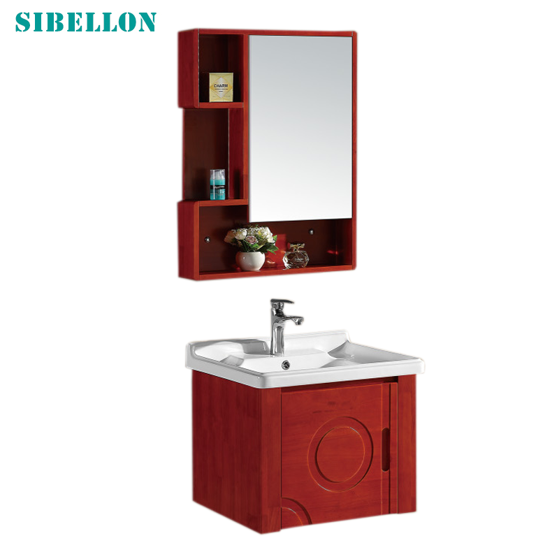 factory wholesale  high quality   oak bathroom cabinet with best   price