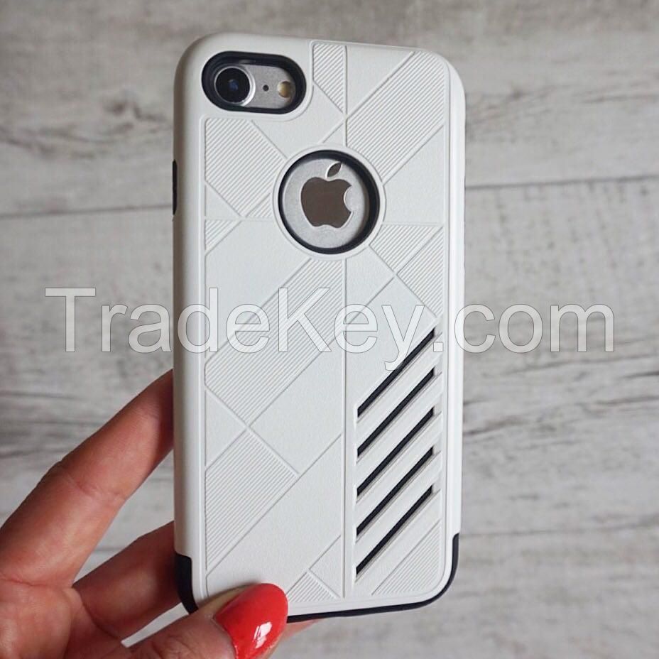 White Hybrid Shockproof Case