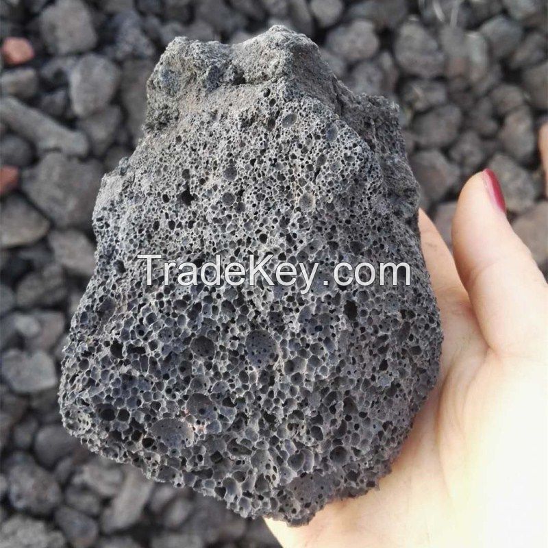 black or red lava rock for Landscaping