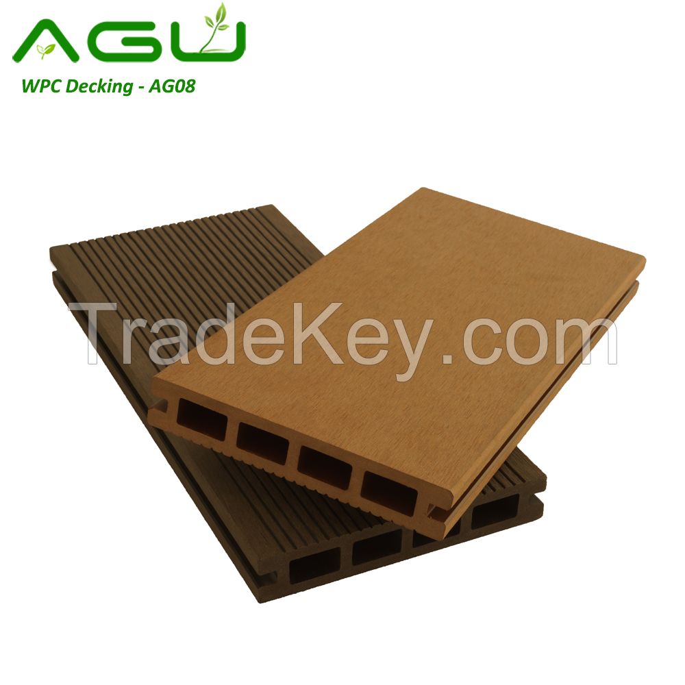 Wood Plastic Composite WPC Decking Outdoor Co-extruding Flooring