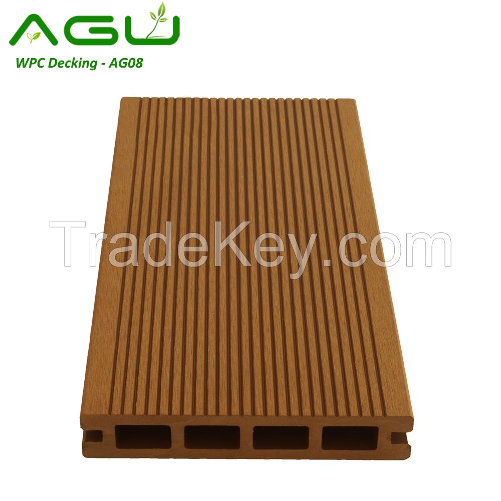 Wood Plastic Composite WPC Decking Outdoor Co-extruding Flooring