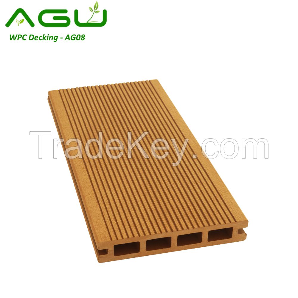 Wood Plastic Composite WPC Decking Outdoor Co-extruding Flooring