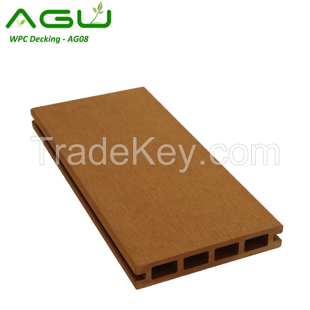 Wood Plastic Composite WPC Decking Outdoor Co-extruding Flooring