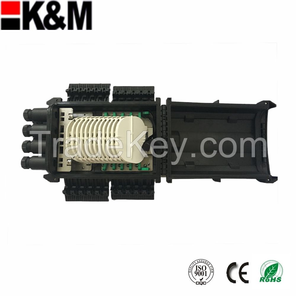 Shenzhen Factory Wallmount Single Fiber UP To 288 (cores) Splice Closure