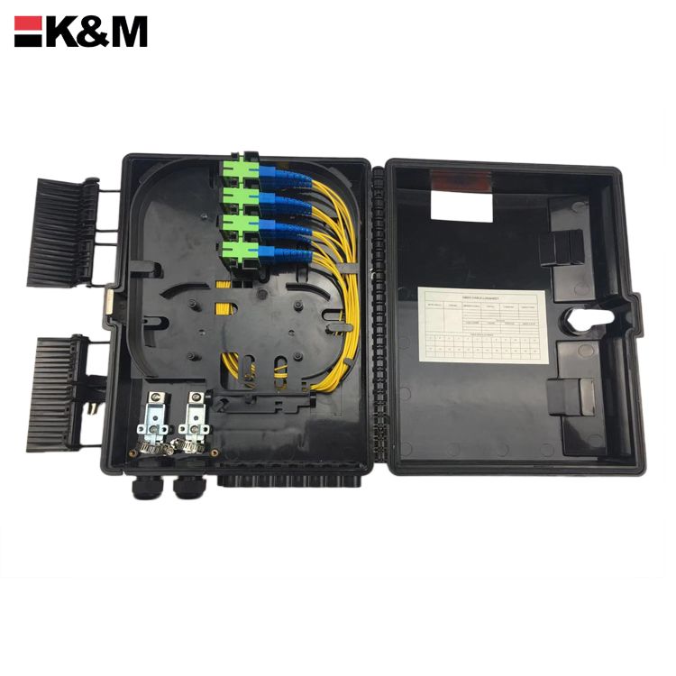 IP65 FTTX SC Simplex Fiber Optic Termination Box Black