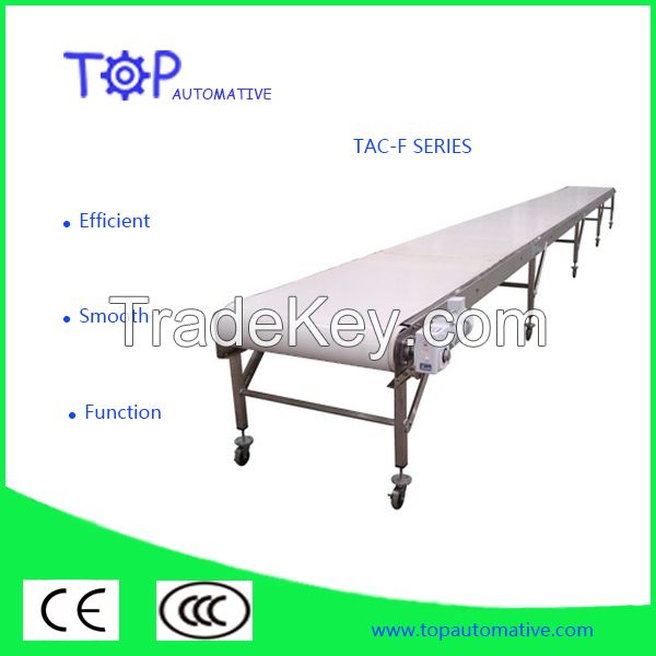 China best selling flat PU belt conveyor for food industry (TAC-F Series)