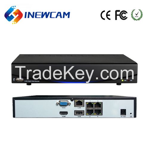 2MP 8CH Onvif P2P Remote POE NVR