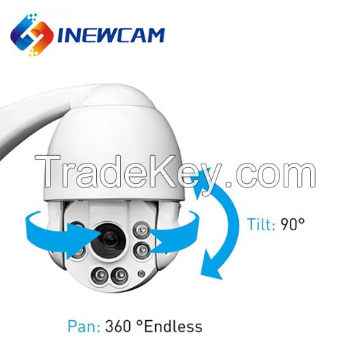 4MP 4X Optical Zoom 6X Digital Zoom Outdoor PTZ Camera