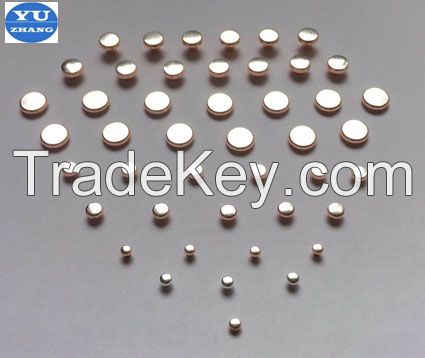 bimetal rivet contacts for Contactor