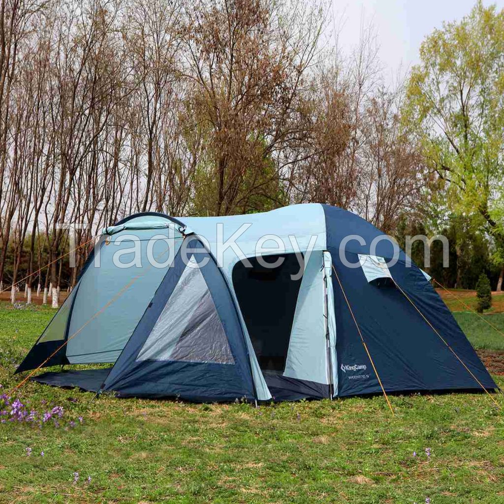 KingCamp Outdoor Tent Family Group Camping 5Person 3 Season Double Layer tents 