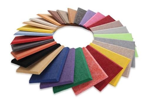 Eco friendly 100% PET Felt Polyester Fiber Acoustic Panel