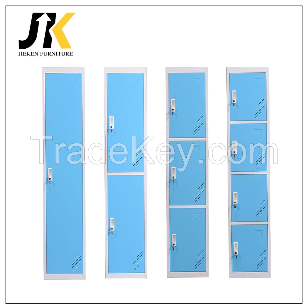 Single door metal wardrobes locker