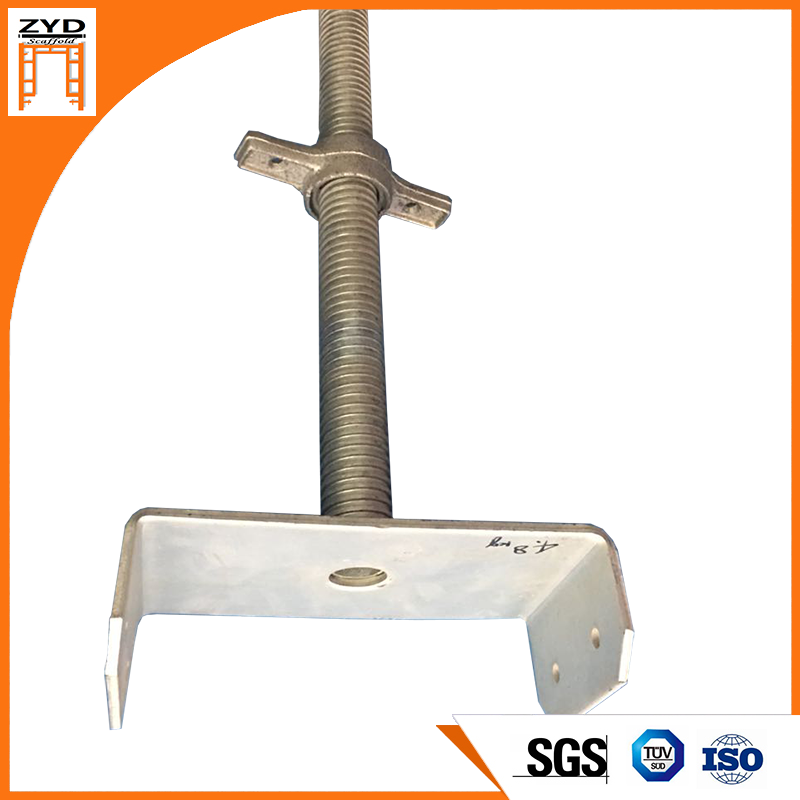 Galvanized Steel Scaffolding U Head Jack Base