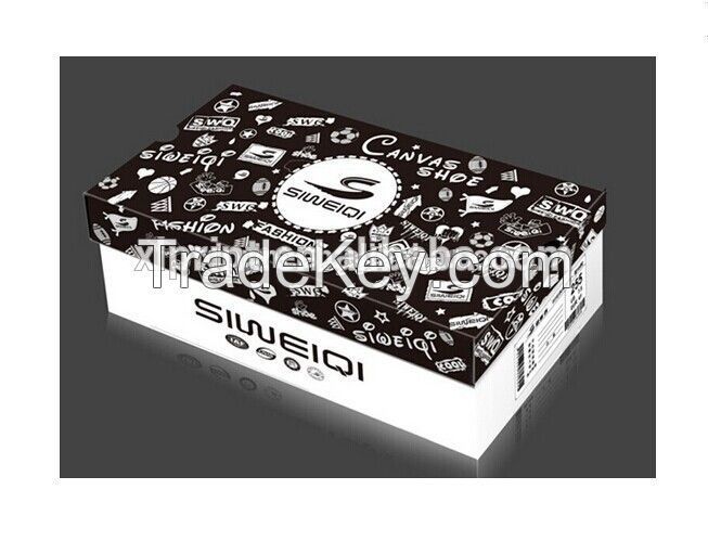 custom made high quality cardboard paper shoes box