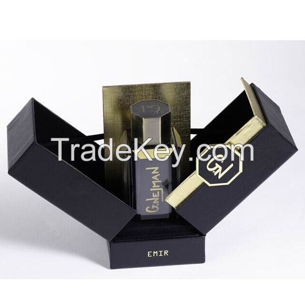 Luxury Cardboard cosmetic Perfume box with Lid