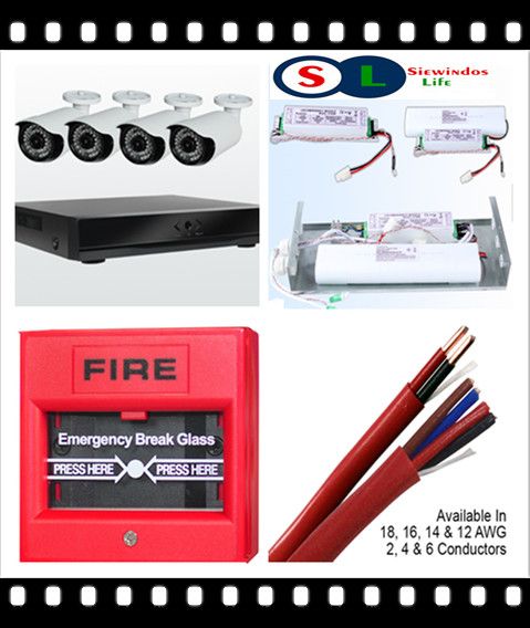 Siewindos Life Security CCTV System productos Security Fire Cables