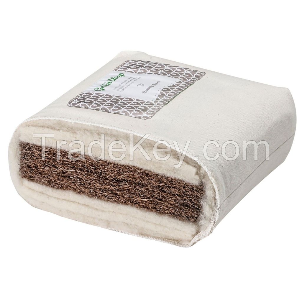 The Little Green Sheep Natural Mattress For Baby Nursery 