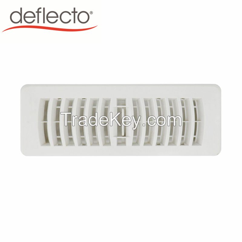 3'' x 10''/4'' x 10''/4'' x 12'' Wall Register Vent HVAC System Parts Clean Air Ventilation System Plastic White Floor Air Vent Cover 