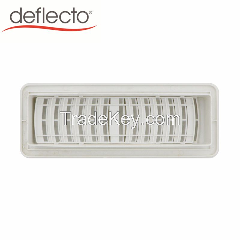 3'' x 10''/4'' x 10''/4'' x 12'' Wall Register Vent HVAC System Parts Clean Air Ventilation System Plastic White Floor Air Vent Cover 