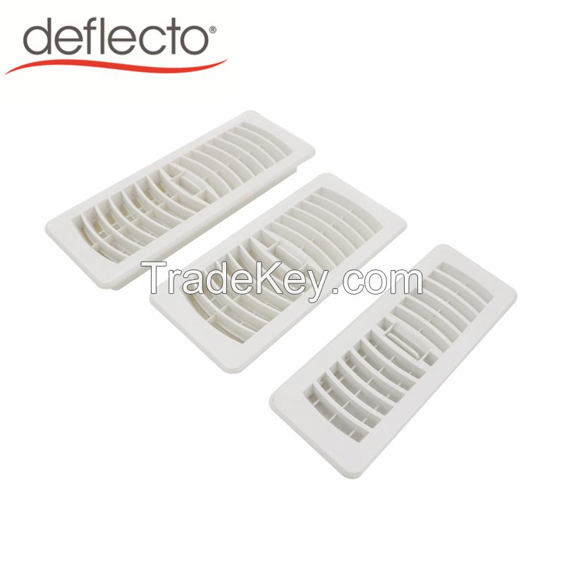 3'' x 10''/4'' x 10''/4'' x 12'' Wall Register Vent HVAC System Parts Clean Air Ventilation System Plastic White Floor Air Vent Cover 