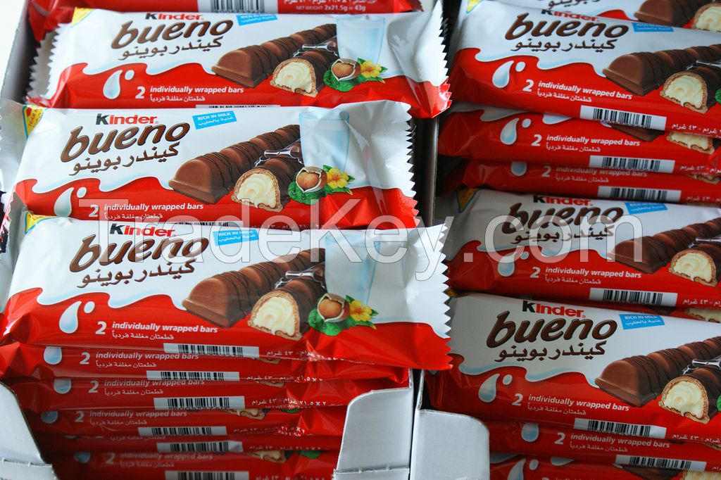 Kinder Bueno, Snickers, Kitkat, Kinder Joy