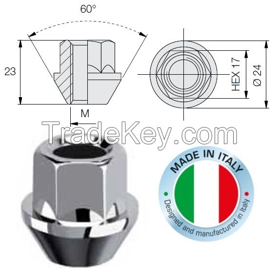 Wheel lug nut