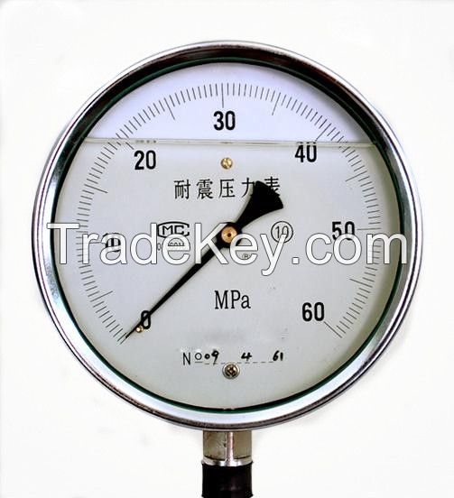 LF-60, LF-100,LF-150 Economic Liquid Filled Pointer Pressure Gauge made in China 