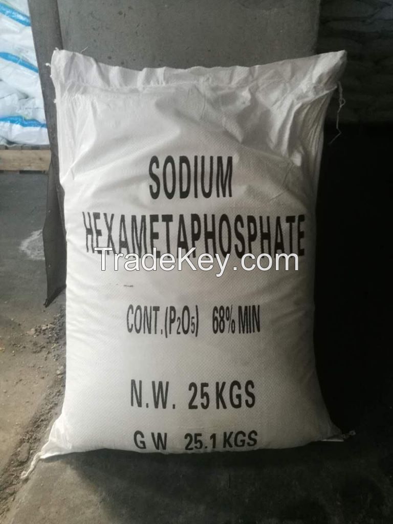 68% sodium hexametaphosphate industrial grade in China 