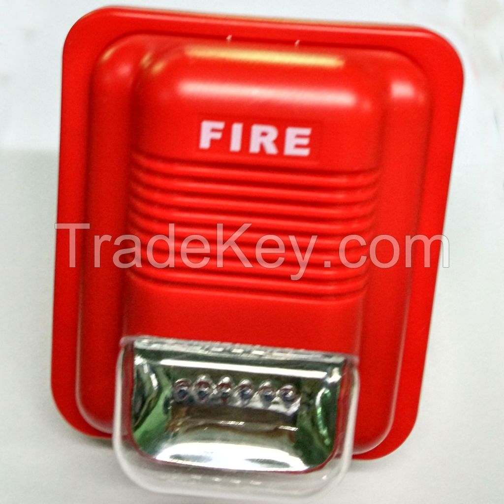 2-wire Conventional Sound Strobe Fire Alarm Sound Siren Horn Strobe