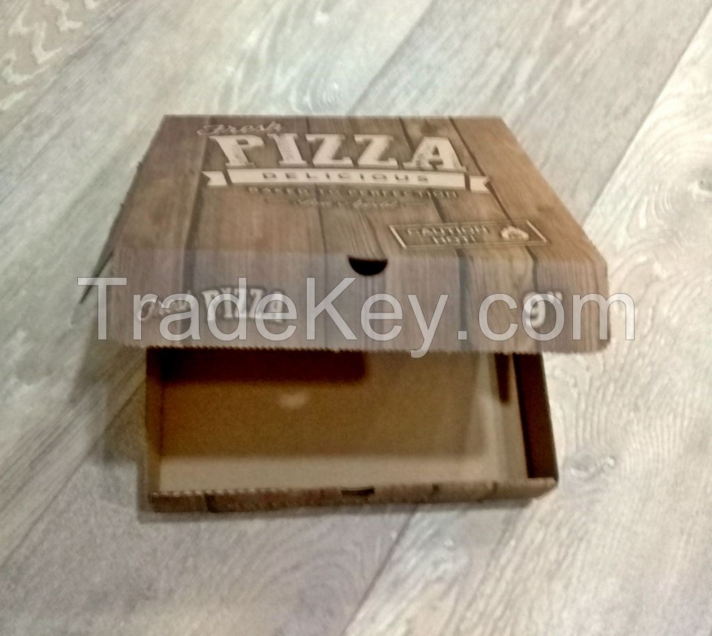 Printed pizza box