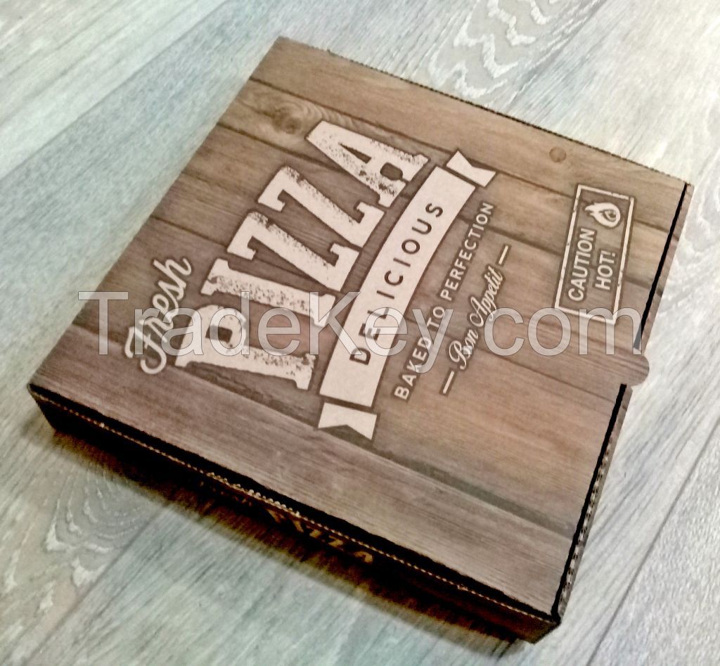 Printed pizza box