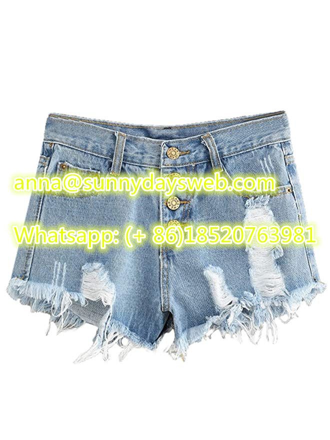 Summer Vintage Tassel High Waist Short Jeans