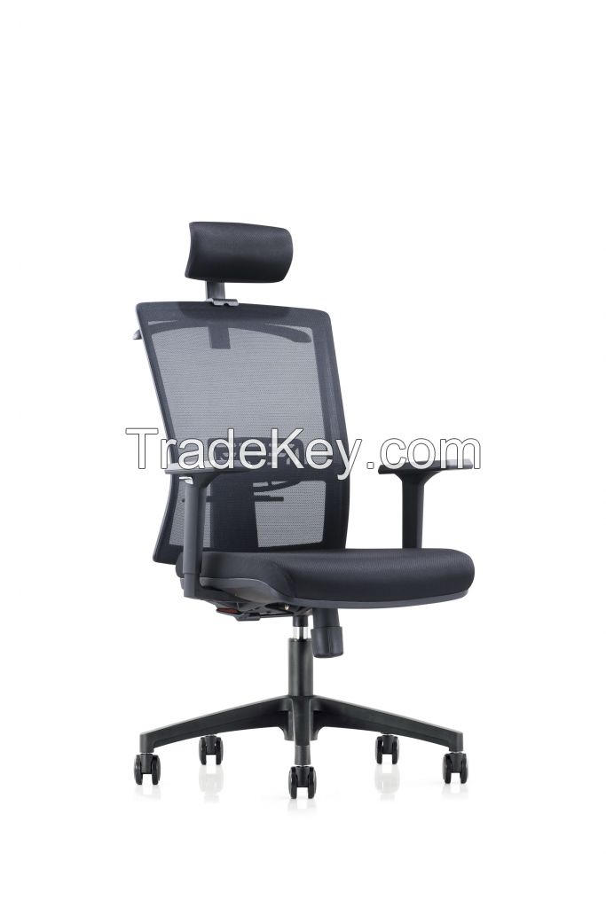 High back executive office chair, mesh chair